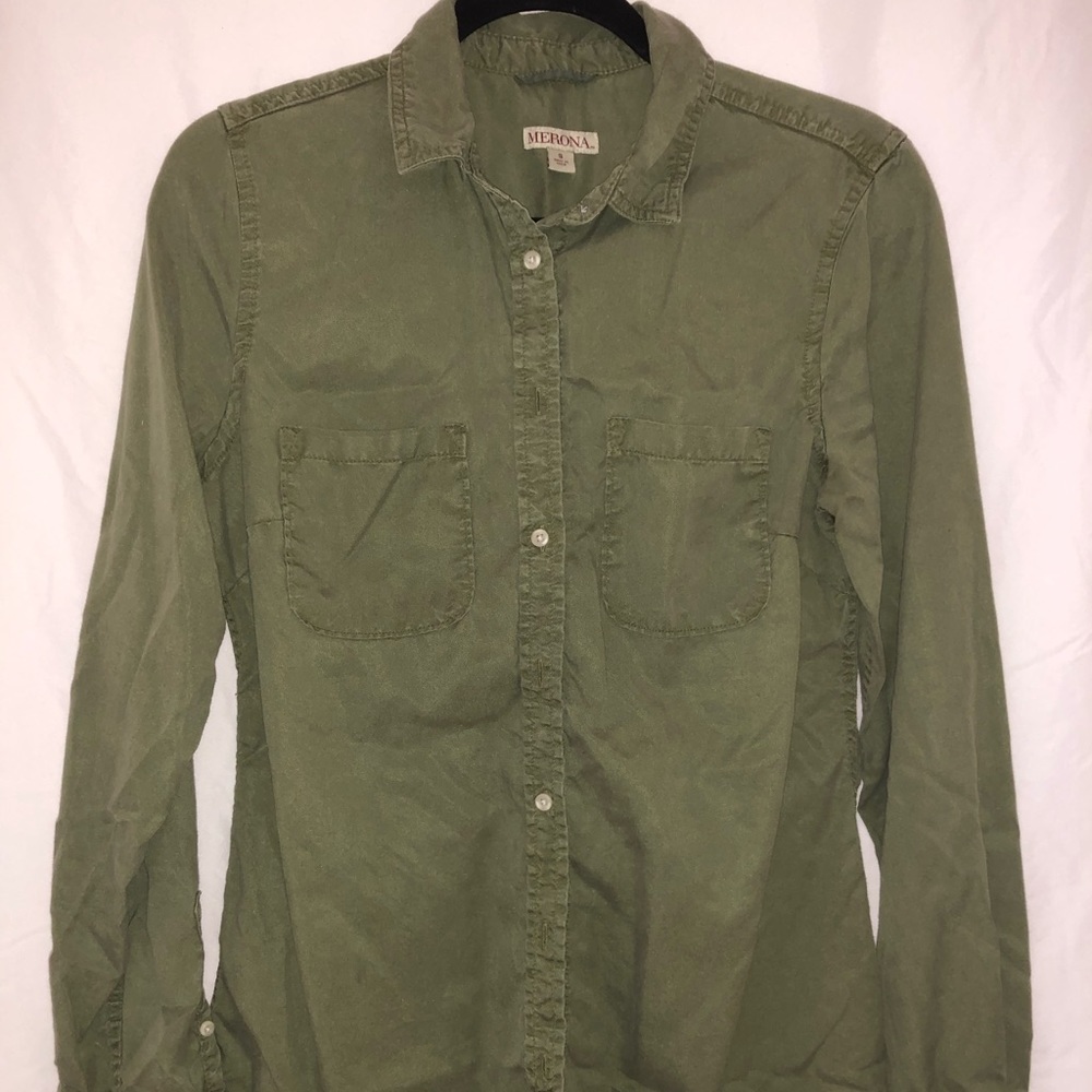 Merona Collard Button Down Shirt